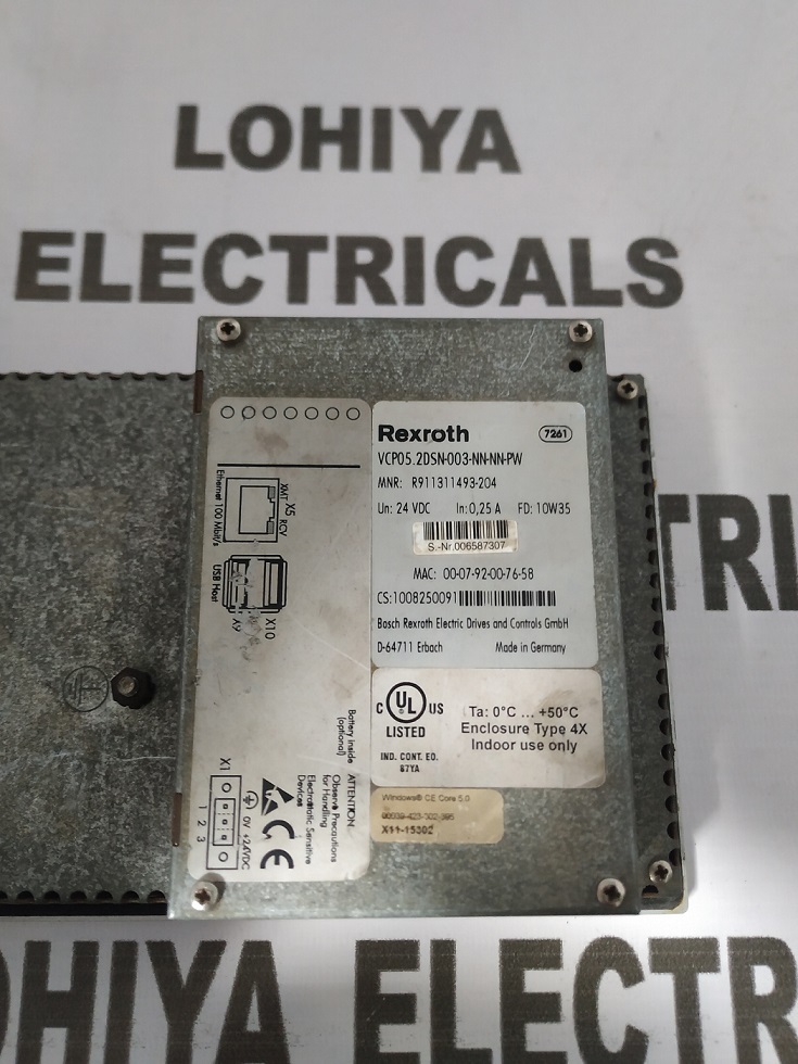 Rexroth Vcp05.2dsn-003-nn-nn-pw Hmi