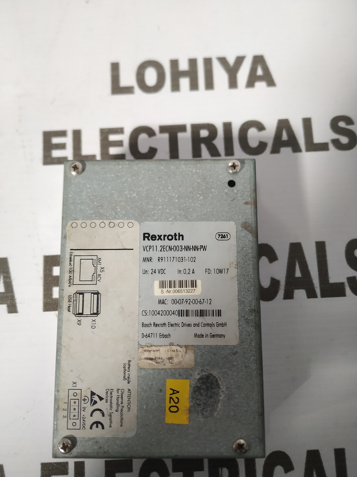 Rexroth Vcp11.2ecn-003-nn-nn-pw Hmi