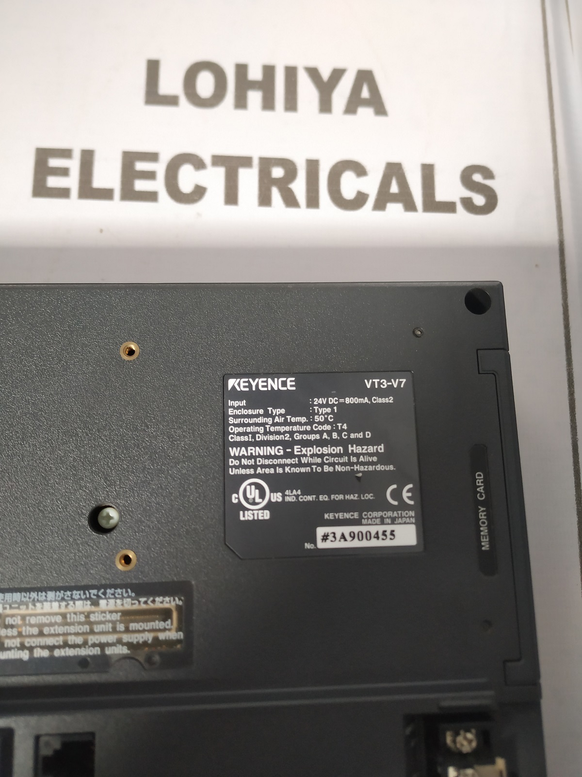 Keyence Vt3-v7 Hmi