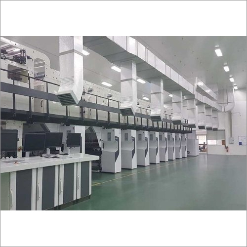 Industrial Ventilation System - Galvanized Iron, 16000-25000 m³/hr Air Flow, Automatic Humidity Control, HEPA Filtration, Large Scale, Energy Efficient