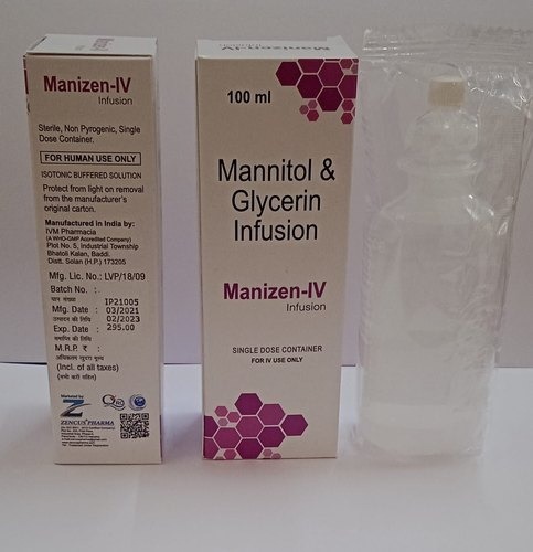 मैनिटॉल आईपी 10 ग्राम + ग्लिसरीन आईपी 10 ग्राम (प्रत्येक 100 एमएल में शामिल है)