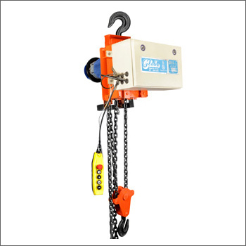 Electric Chain Hoist With Trolley - Color: Yellow