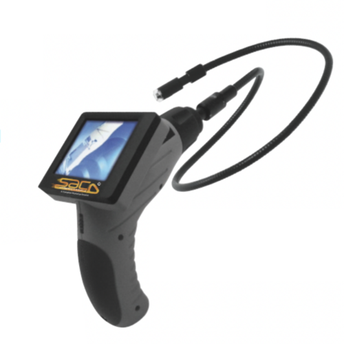 Compact Video Borescope - Water, Oil, Dust Proof, 300x240 LCD Display | Ideal for Plumbing, Electrical, HVAC/R, Automotive & DIY Inspection