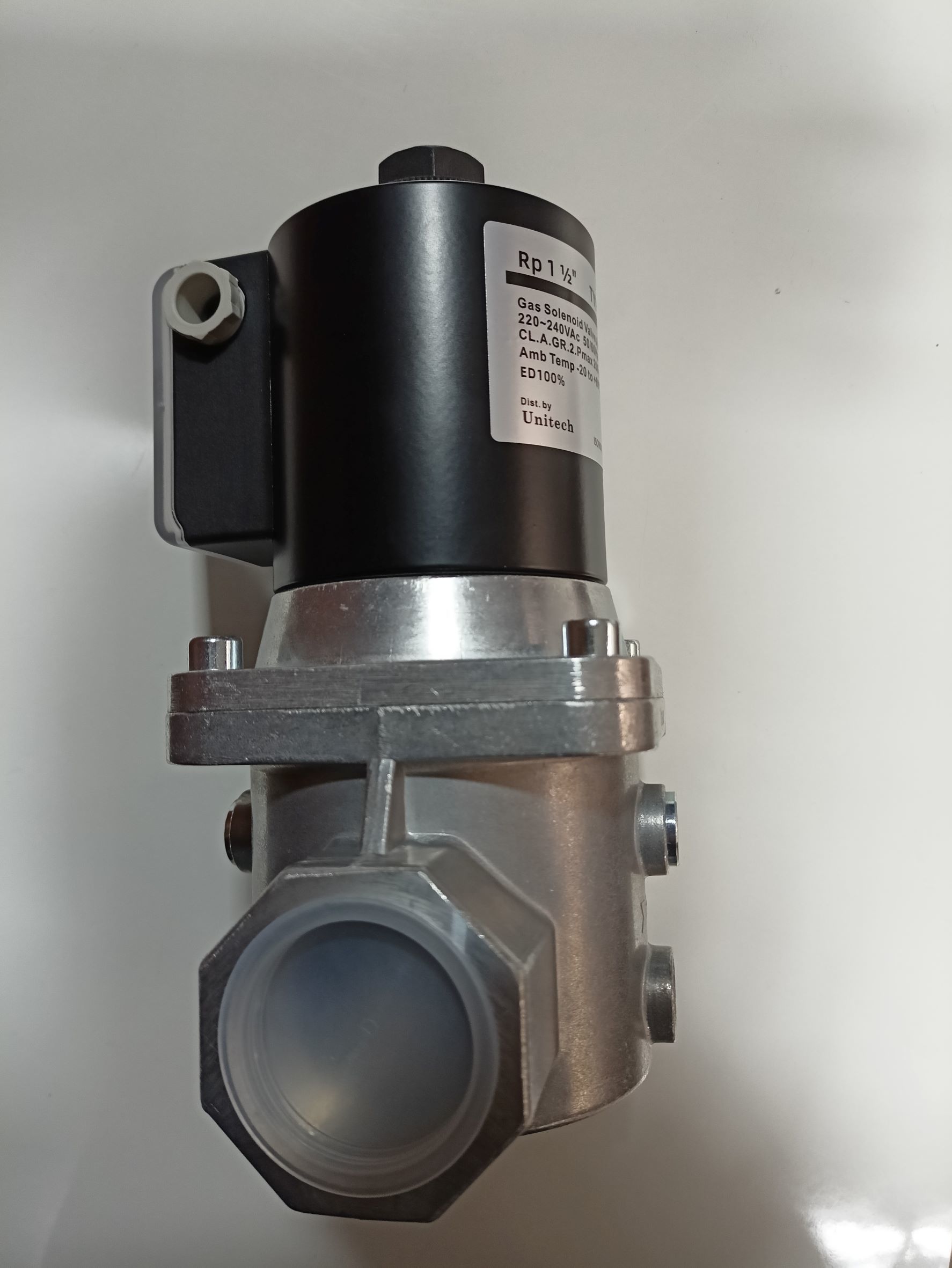 Solenoid Valve, Type Uc 40/f - Rp1.1/2"" - P.max 360 Mbar Application: Gas