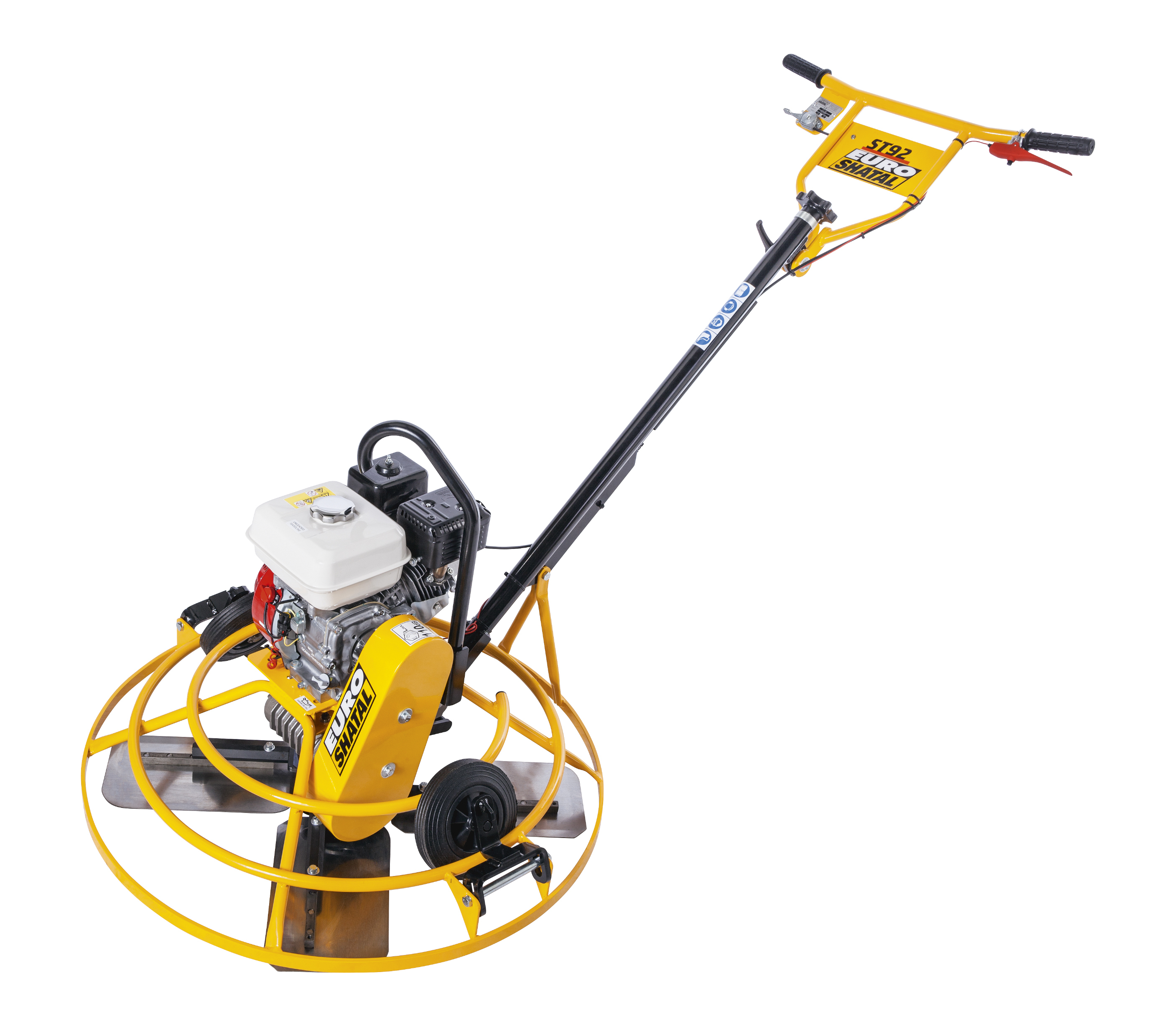 Power Trowels - 90 Cm, Yellow, 87 Kg Weight | 5.5 Hp Honda Engine, Automatic Function, 1 Year Warranty