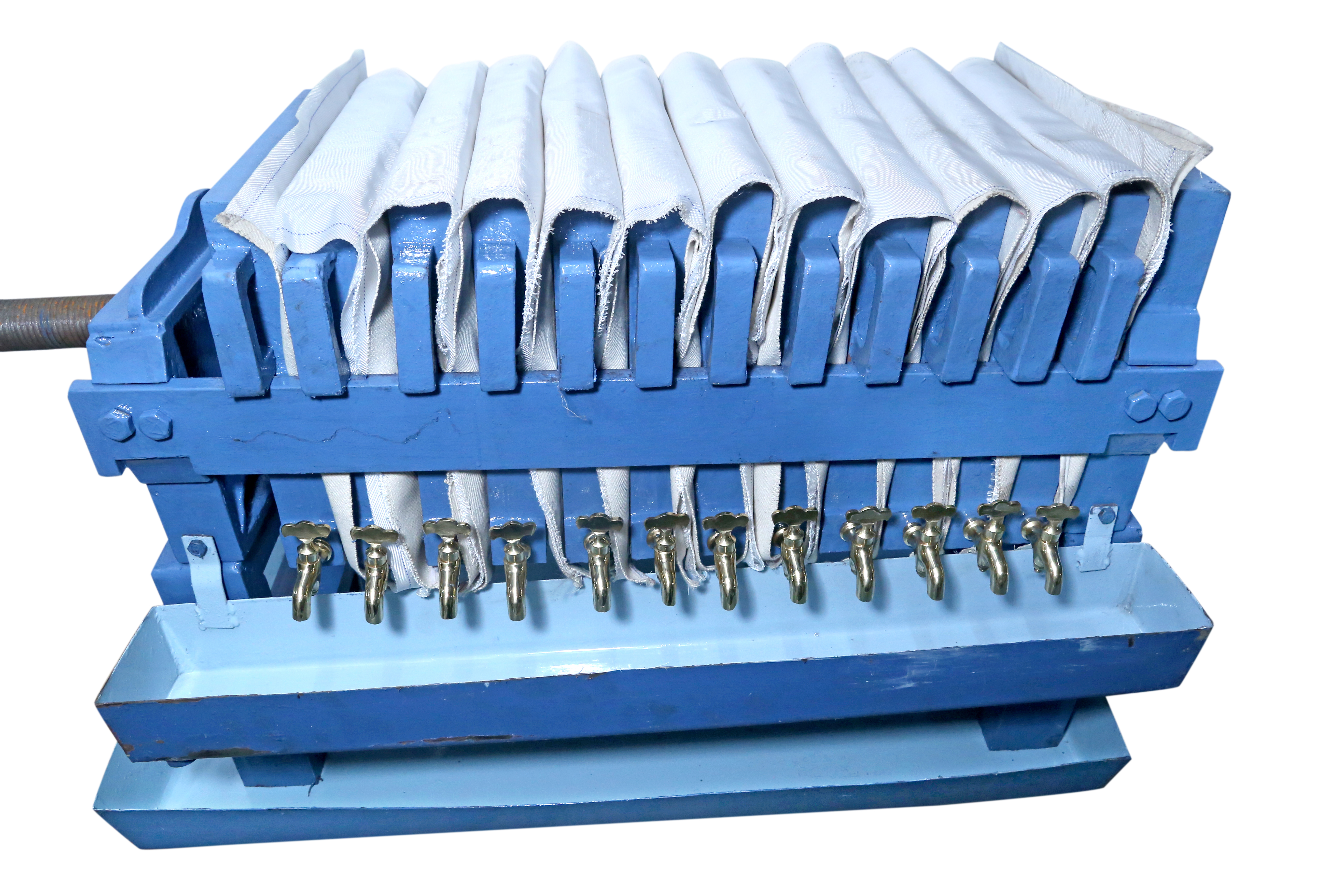 Oil Filter Press - 20-25 Ltr Per Hour Filtration Capacity, Cast Iron Material - Semi-automatic, Human Machine Interface Control System, 220kg Weight