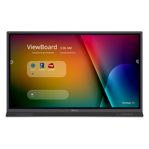 Black Viewsonic Interactive Flat Panel - Ifp6552