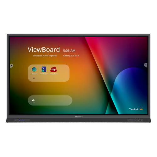 Black Viewsonic Interactive Flat Panel - Ifp7552