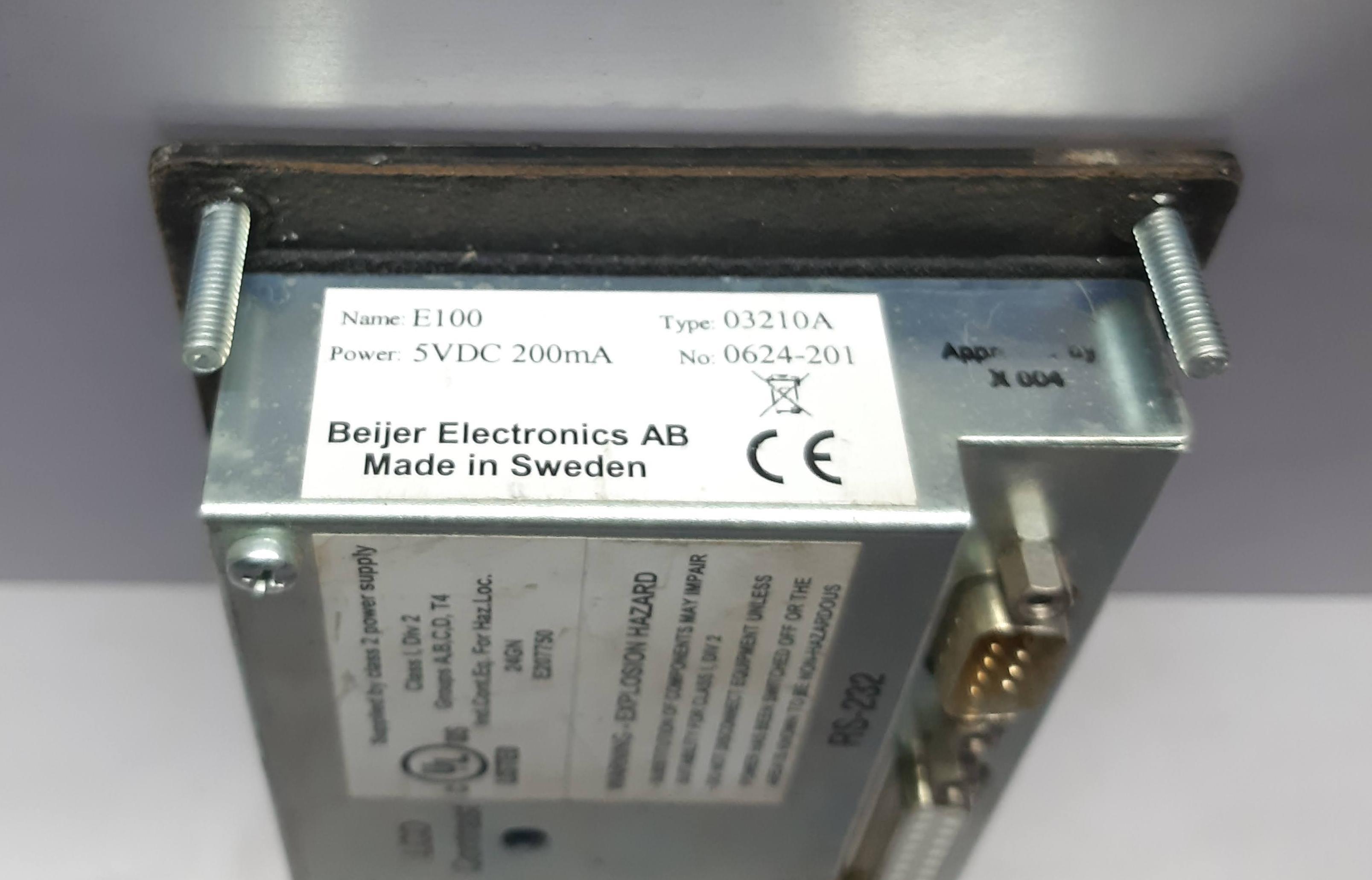 Mitsubishi Beijer E100 Backlit Lcd Hmi Terminal
