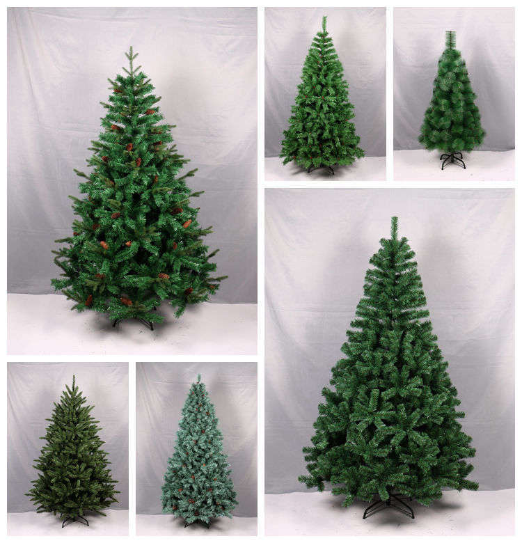 Decorative Artificial Christmas Tree - Premium Pvc Material, 6 Feet Tall, Lush Green Branches - Realistic Appearance, Easy To Assemble, Durable Design