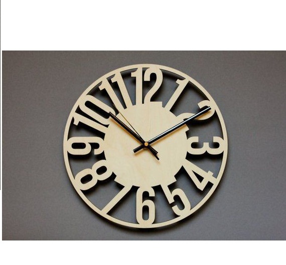 Iron Wall Clock - 20 Inch Digital Design | Gold, Brass, Black Finish, Customizable Elegance