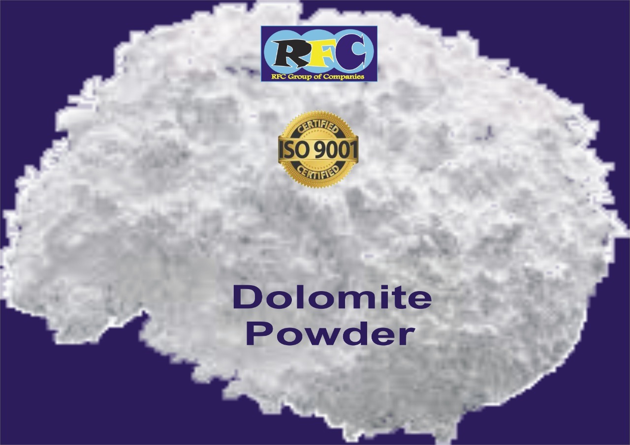 Dolomite Powder - 70 To 1500 Mesh, High Strength Mineral Application In Industrial Use - White Fine Powder