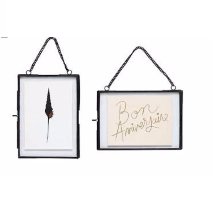 Clear Glass Photo Frame - Glass, 4 X (Customize) Inches, Multi Color | Easy To Clean, Eco-friendly, Handmade Design For Elegant Home Decoration