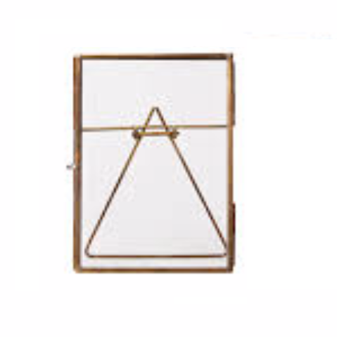 Clear Glass Photo Frame - Glass, 4 X (Customize) Inches, Multi Color | Easy To Clean, Eco-friendly, Handmade Design For Elegant Home Decoration