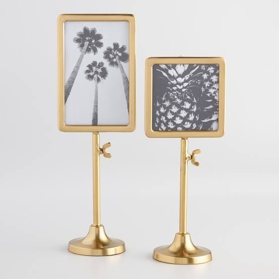 Photo Frame - Metal | 203mm Height, 101.6mm Width, Custom Length, Eco-friendly, Easy To Clean, Mesmerizing Designs For Home Decor