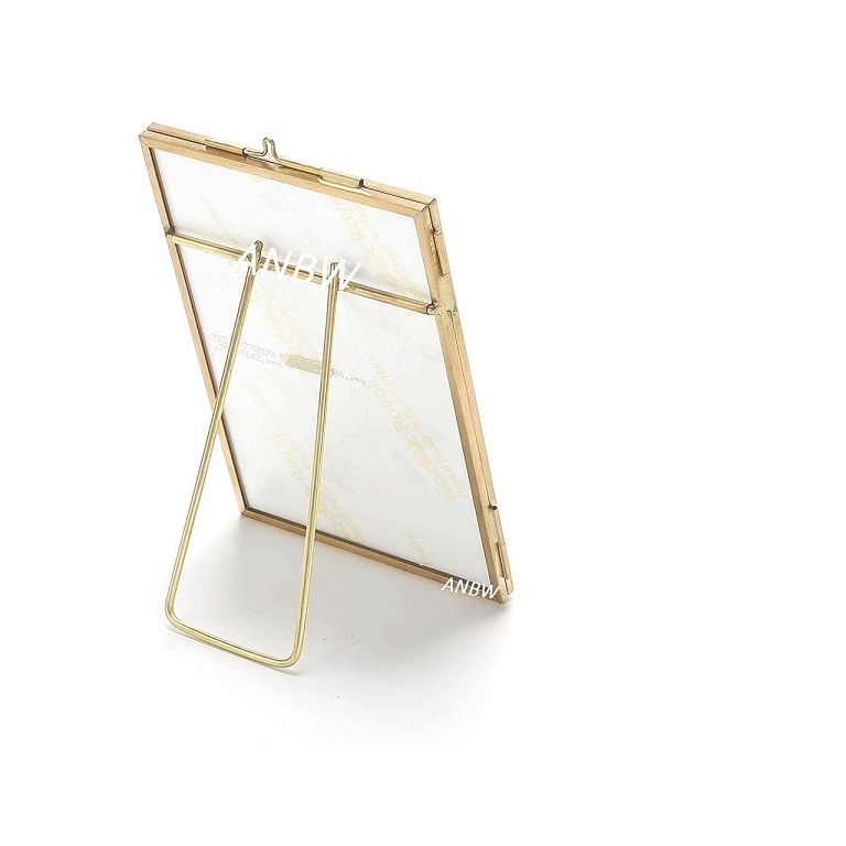 Clear Glass Photo Frame - Glass, 203x4 Inch, Gold & Silver (Customizable) | Easy To Clean, Eco-friendly, Handmade, Indian Design, Elegant Decoration