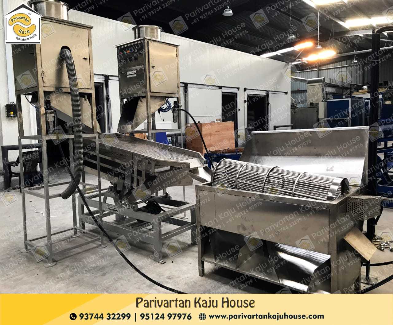 Cashew Kernel Grading Machine - Stainless Steel, 5.1 Ft X 2.0 Ft X 4.2 Ft | 250-1000 Kg/hr Capacity, 99% Accuracy, 1.00 Hp Electric Motor, Automatic Operation
