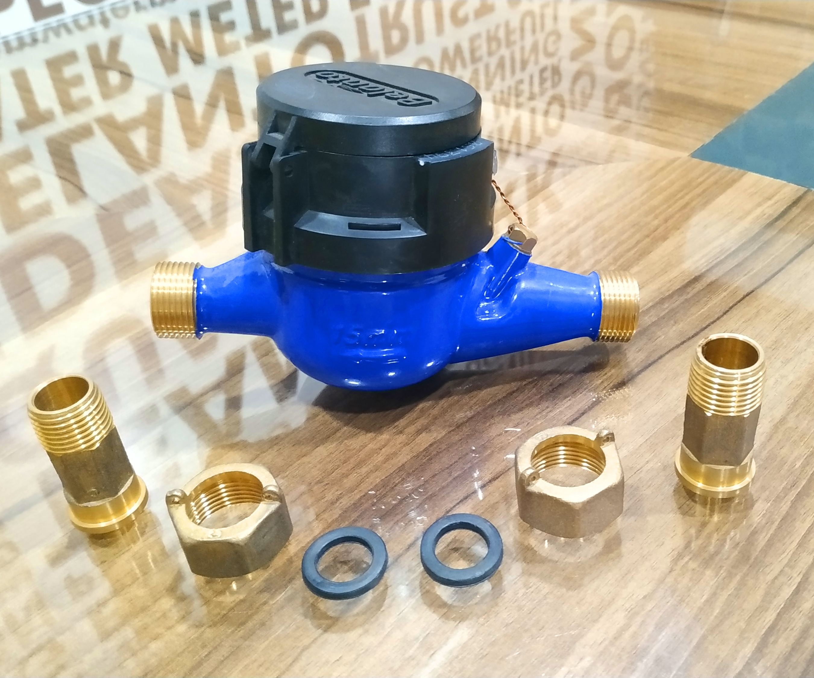 Multijet Water Meter Accuracy: +_2 %