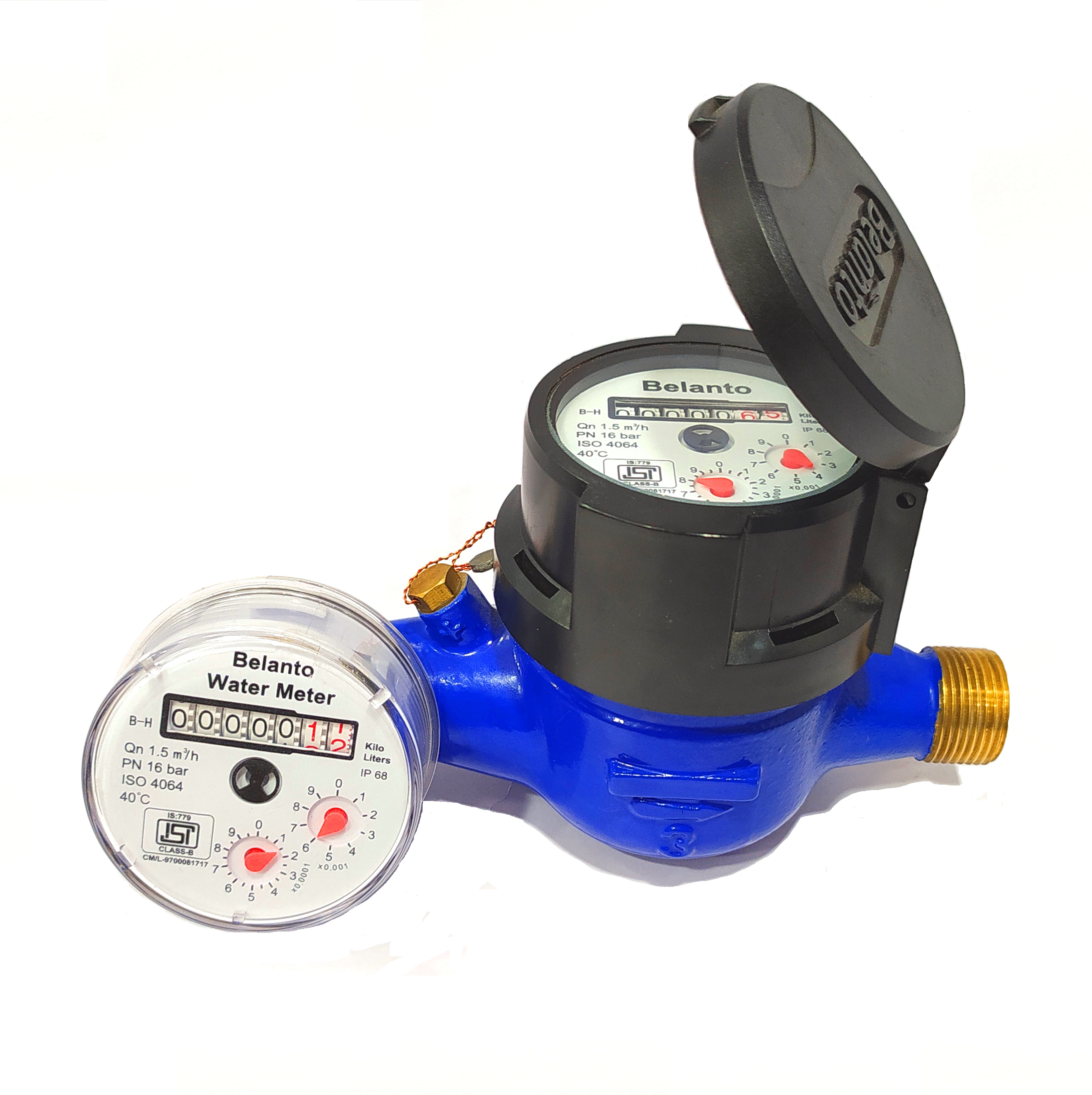 Multijet Water Meter Accuracy: +_2 %
