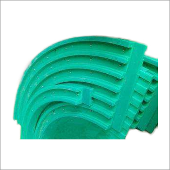UHMWPE Corner Track - Industrial Grade UHMWPE, Various Sizes, Green, Rigid Type | Abrasion Resistant, Low Friction, FDA Approved for Food Processing