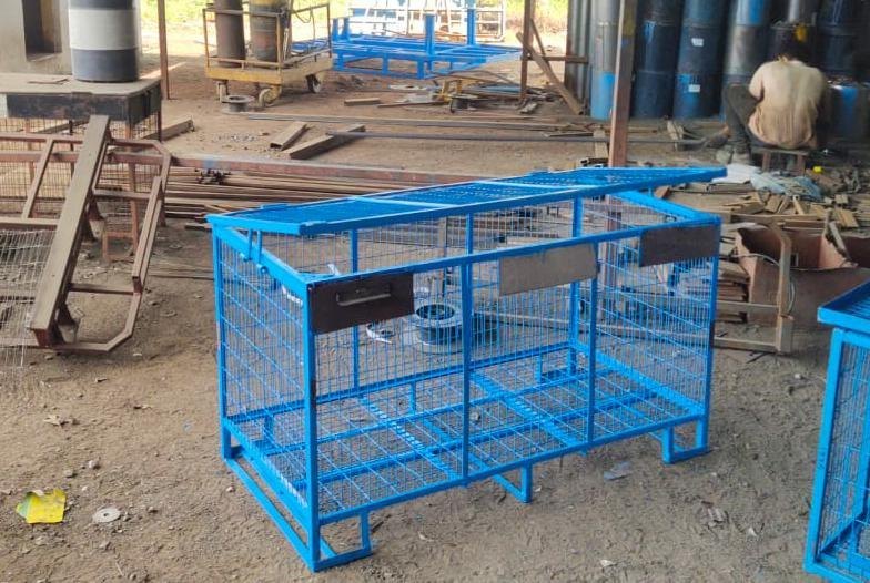 Heavy Duty Pallet Cage - Premium Quality Material, Versatile Design For Efficient Goods Transport