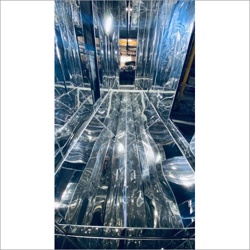 Stainless Steel Powder Coating Booth - Automatic Specification, Electrostatic Cross-flow Air-flow Direction, 50 Hz Performance
