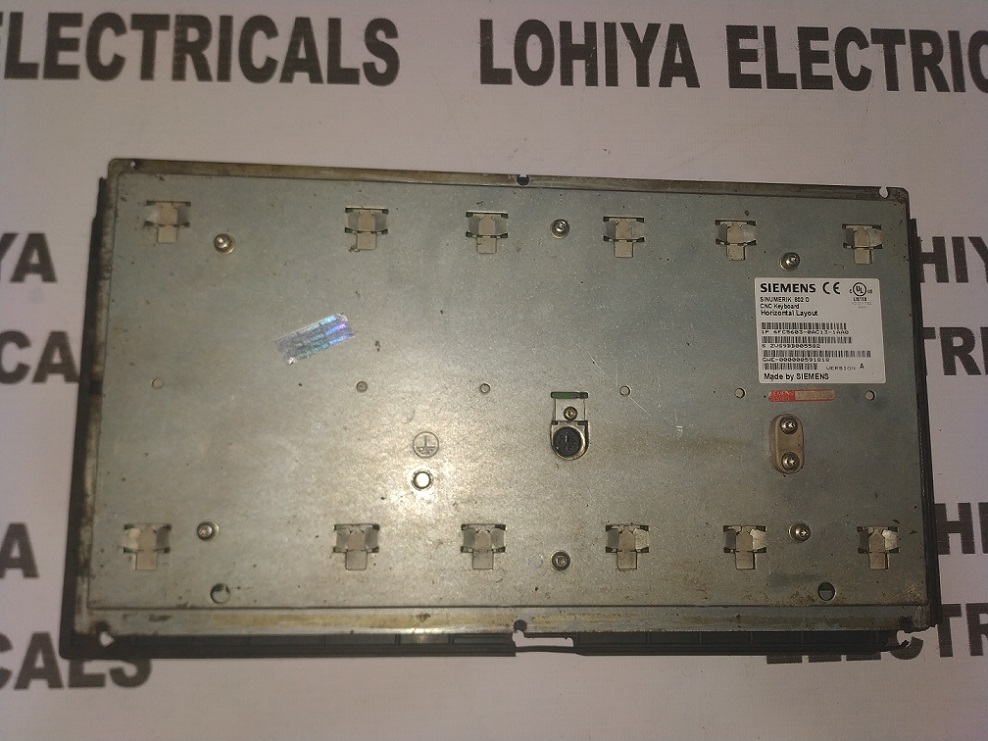 Siemens 6fc5303-0ac13-1aa0 Keypad