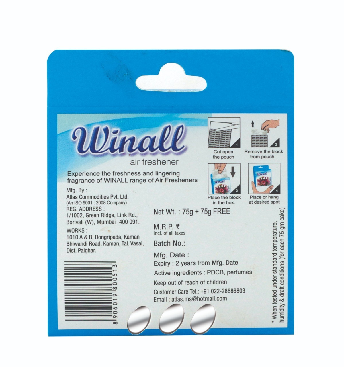Bouquet Fresh Air Freshener (75g Plus 75g) Free Tablet - Usage: Personal Care