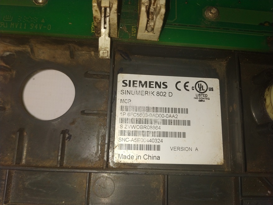 Siemens 6fc5603-0ad00-0aa2 Keypad