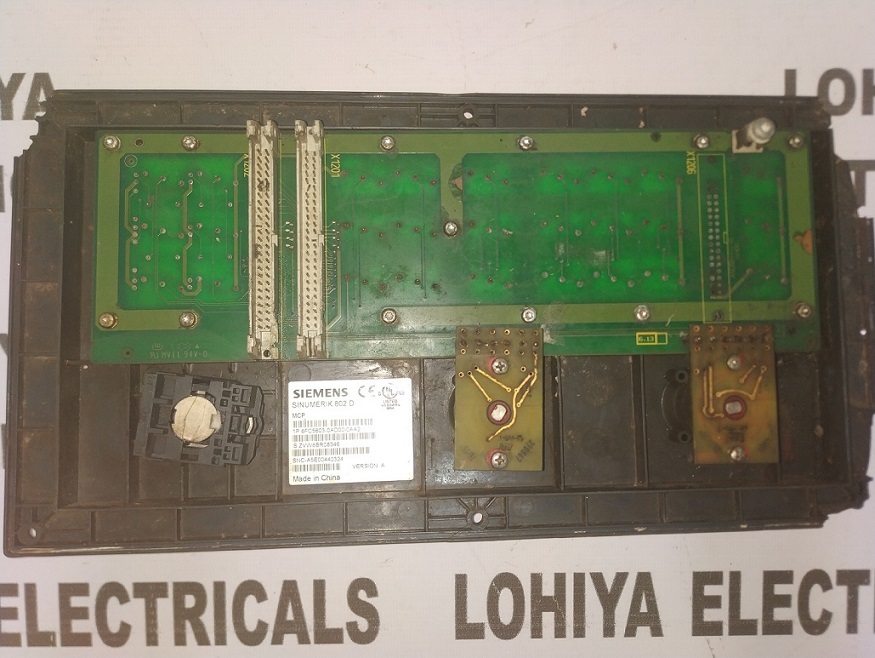 Siemens 6fc5603-0ad00-0aa2 Keypad