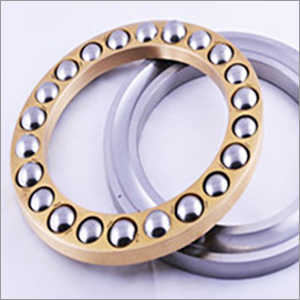 Thrust Ball Bearing - Bearing Steel, Single Row, Gray | Moisture Resistant, Ideal For Food Processing And Medical Devices