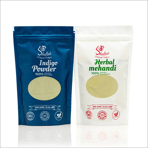 200g इंडिगो पाउडर और मेहंदी कॉम्बो ड्राई प्लेस