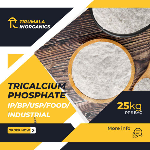 Tricalcium Phosphate Ip/Bp/Usp - Application: Pharmaceutical