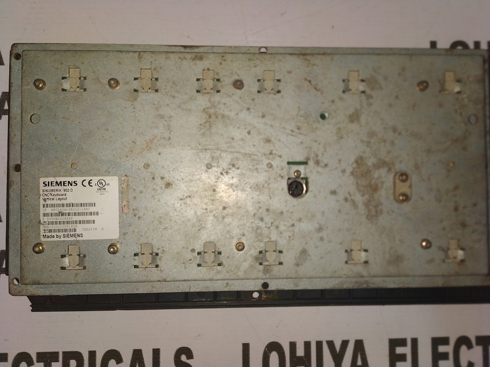 Siemens 6fc5603-0ac12-1aa0 Keypad
