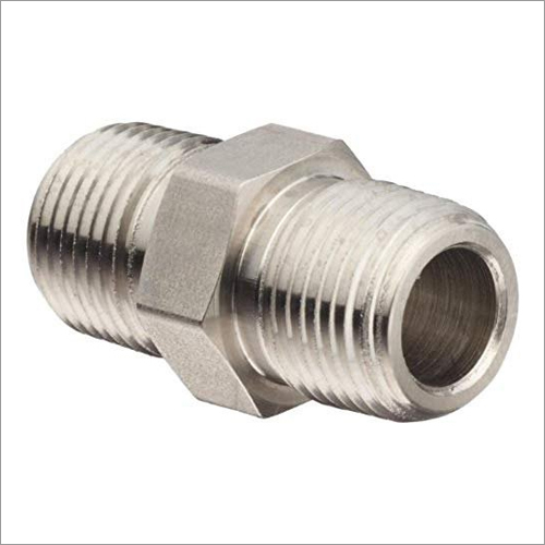 स्टेनलेस स्टील एनपीटी निप्पल बाहरी व्यास: 1/2 इंच (इंच)