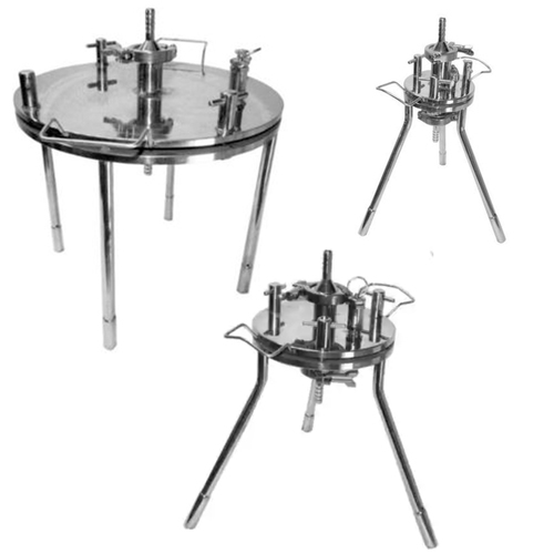 Membrane Filter Holder 293mm - Color: Silver