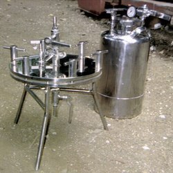 Membrane Filter Holder 293mm - Color: Silver