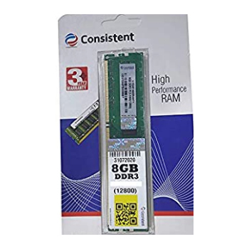 Consistent 1600MHz 8GB DDR3 Desktop RAM
