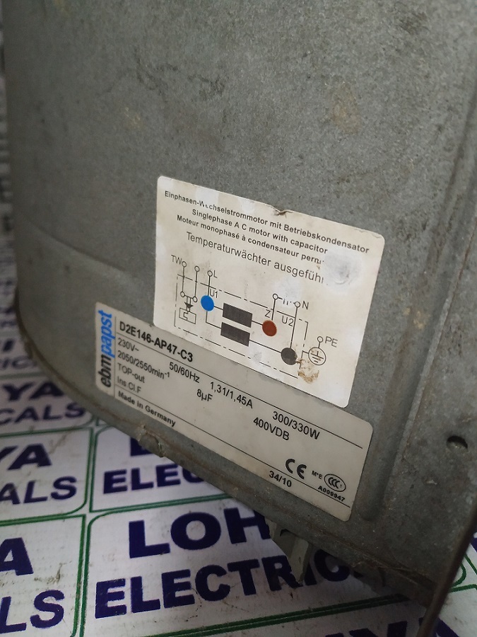 Ebmpapst D2e146-ap47-c3 Fan