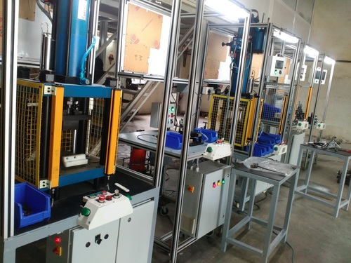 Assembly Line Automation Machine - Aluminum Profile Tubing, 240V Automatic Operation, 50Hz Frequency | Customized Dimensions, Efficient Production with Minimum Unskilled Labor