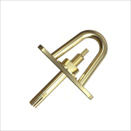 Brass Single Hole D Fan Hook With Fasterners