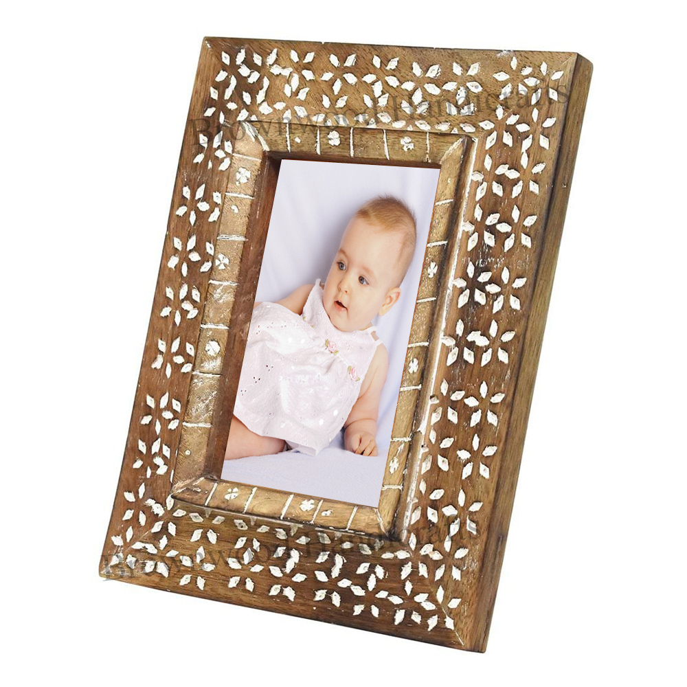 Polished Wooden Photo Frame