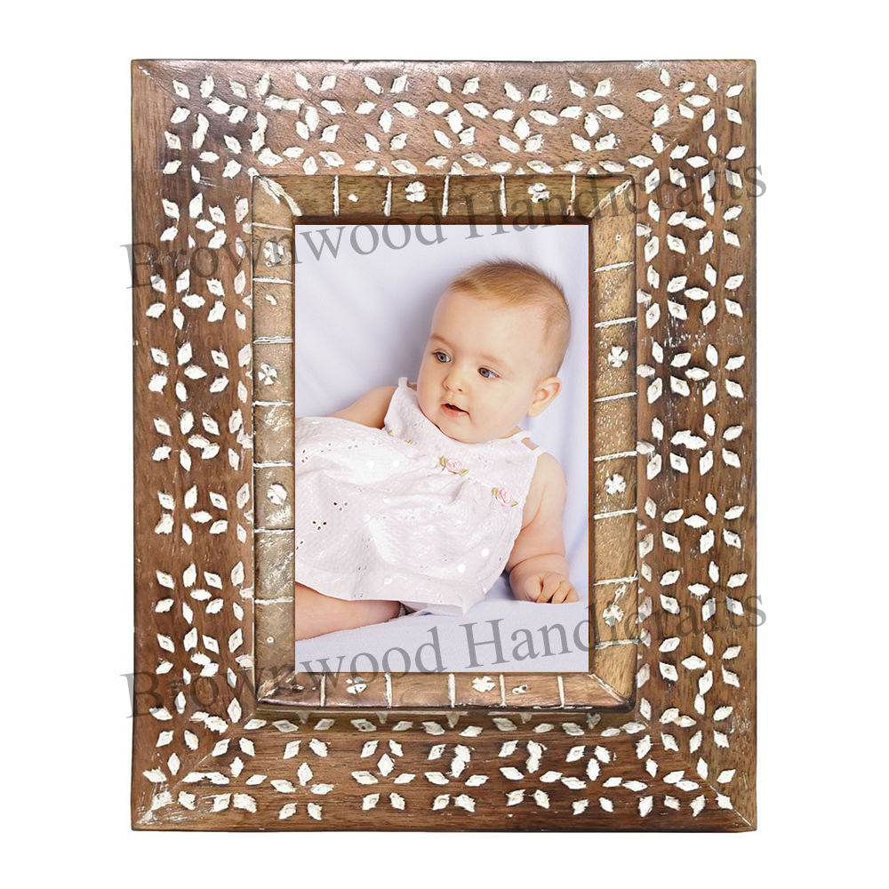 Polished Wooden Photo Frame