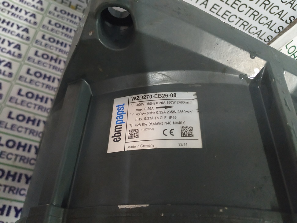 Ebmpapst W2d270-eb26-08 Fan