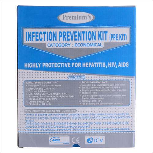 प्लास्टिक प्रीमियम का पर्सनल प्रोटेक्टिव इक्विपमेंट (PPE) किट- किफ़ायती