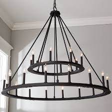 Modern Chandelier Lights - LED White Finished Design | Elegant Fixture for Living Room and Bedroom