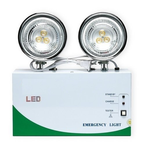 Led Emergency Lights - Durable ABS Material, Compact Size with High-Intensity Illumination | Reliable Power Backup, Quick Installation