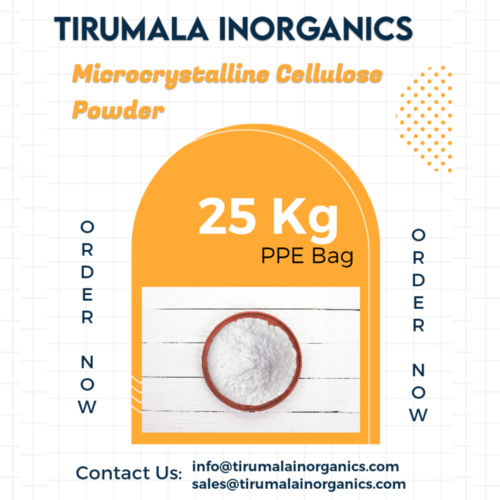 माइक्रो क्रिस्टलीय सेल्युलोज पाउडर आईपी कैस नंबर: 9004-34-6