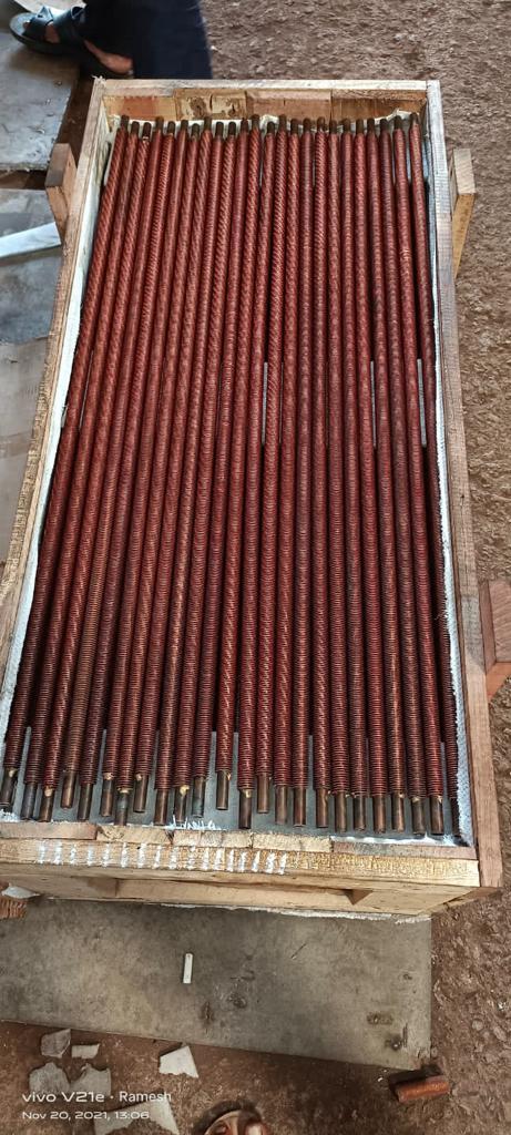 Copper Finned Tube - Application: Industrial