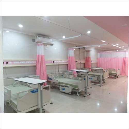Multi Colors Available Icu Cubical Track And Curtains